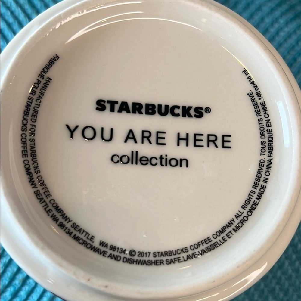 Starbucks You are Here Collection Blue White I Virginia Mug with Coastal Design - Picture 7 of 16